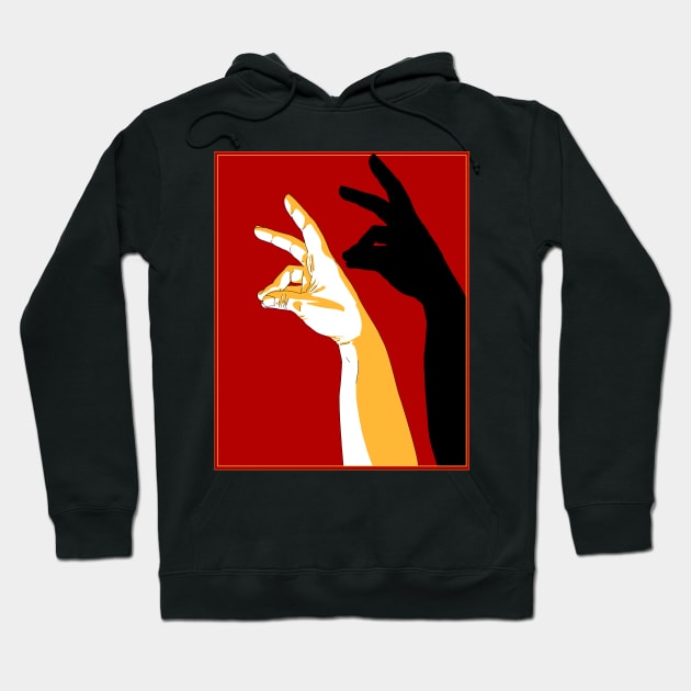 Hand Shadow - Little Rabbit Hoodie by The Point